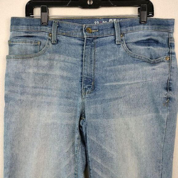 Devil Dog Jeans Mens Size 32x32 Blue Taper Sanforized Stretch Light Wash DD1001 - Picture 3 of 16